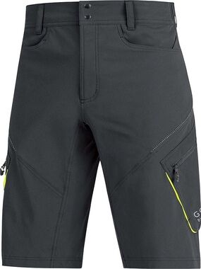 GORE BIKE WEAR Cycling Shorts Black Cargo Bike Shorts Reflective Pockets Men’s